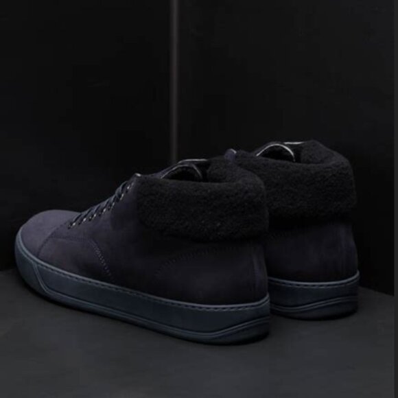 Lanvin Navy Chukka Boots main image 7